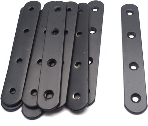 8 straight metal bracket|flat straight metal wood braces.